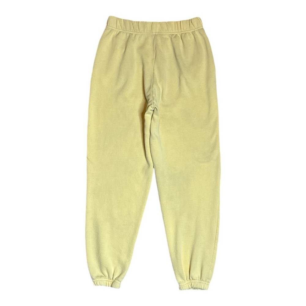 NEW GIRL ORDER MUSHROOM BUTTERFLY GRAPHIC JOGGER SWEATPANTS PASTEL YELLOW SIZE 8 - Picture 10 of 11